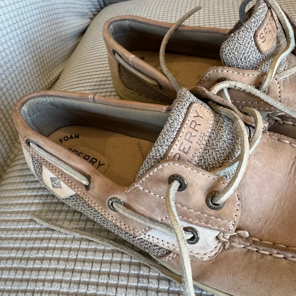 Sperry‎ Women's Tan Boat Shoes, Size 8.5